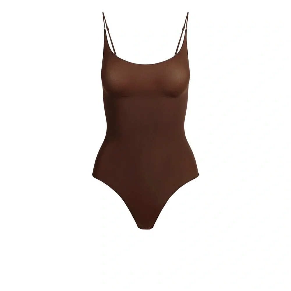SKIMS fits everybody cami bodysuit cocoa large - Picture 5 of 6